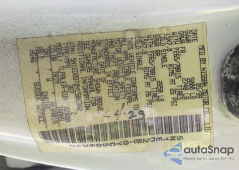 2000 Nissan Xterra Se/Xe from USA, damaged, VIN 5N1ED28T0YC506342